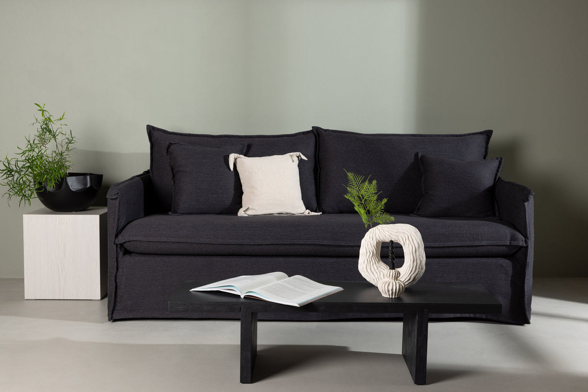 Nova 3-personers sofa - sort - billede 13