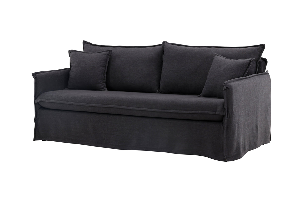 Nova 3-personers sofa - sort - billede 2