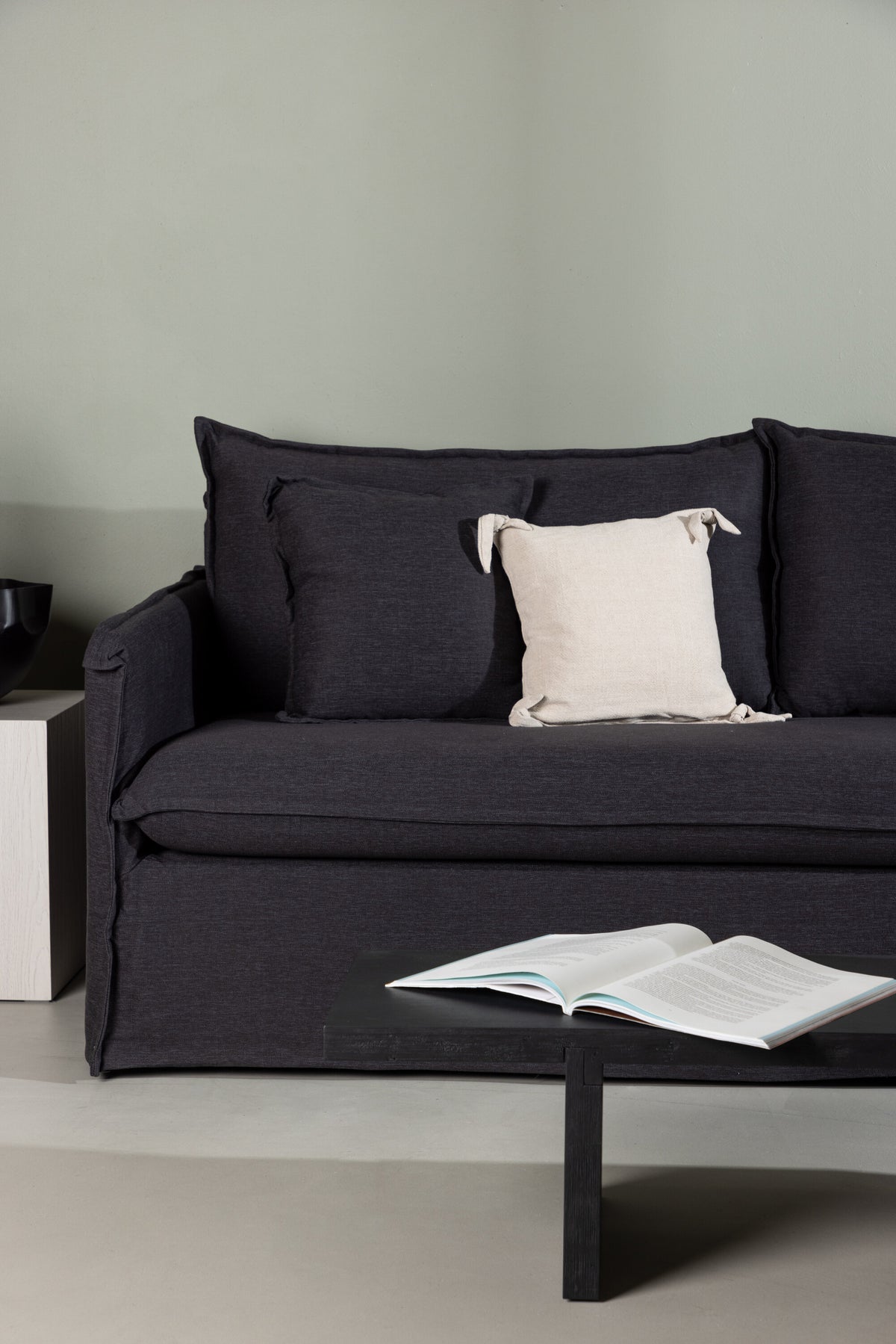 Nova 3-personers sofa - sort - billede 17