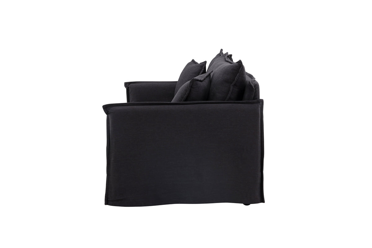 Nova 3-personers sofa - sort - billede 4