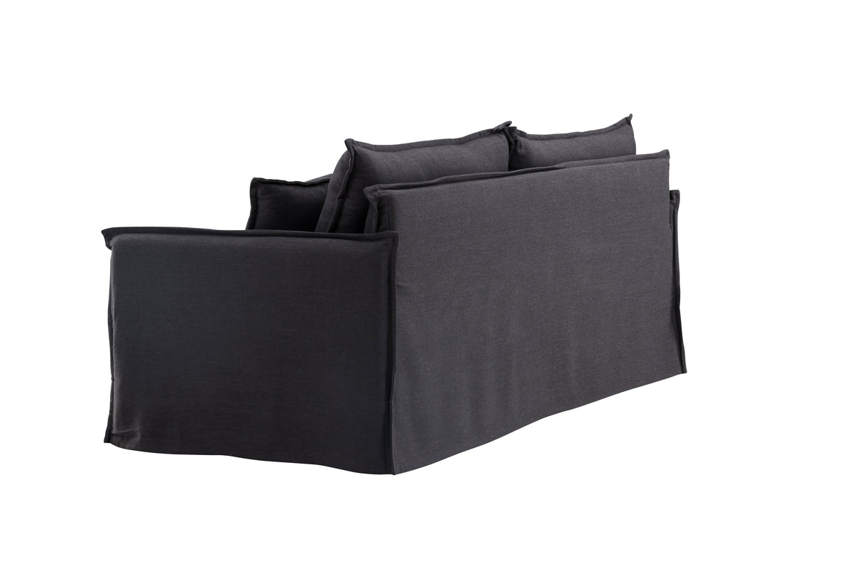 Nova 3-personers sofa - sort - billede 5