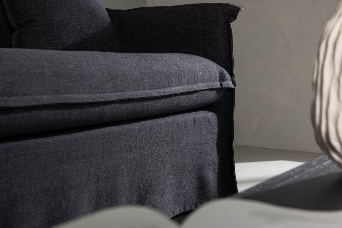 Nova 3-personers sofa - sort - billede 14