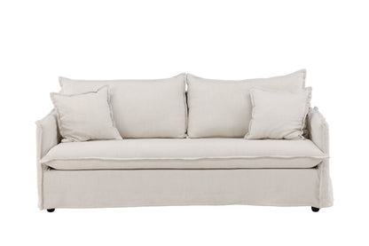 Nova 3-personers sofa - beige, sort - billede 1