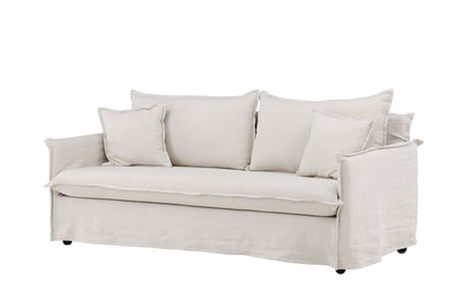 Nova 3-personers sofa - beige, sort - billede 2