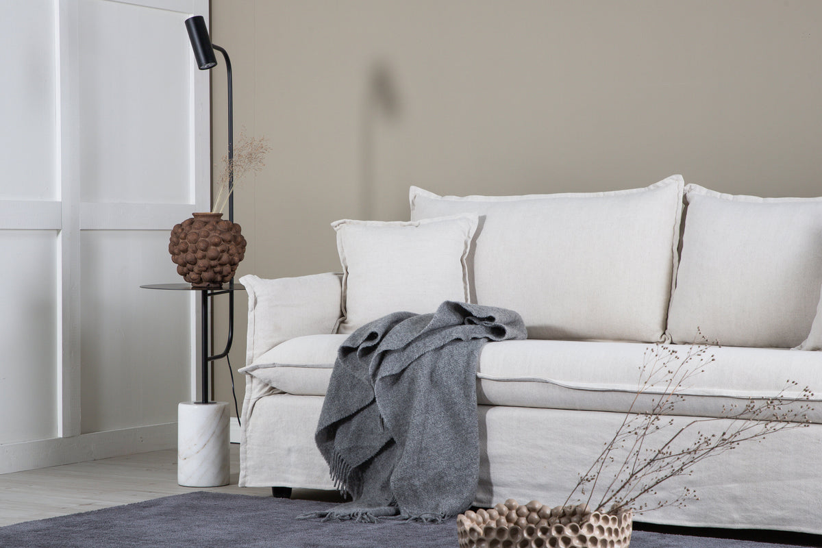 Nova 3-personers sofa - beige, sort - billede 15