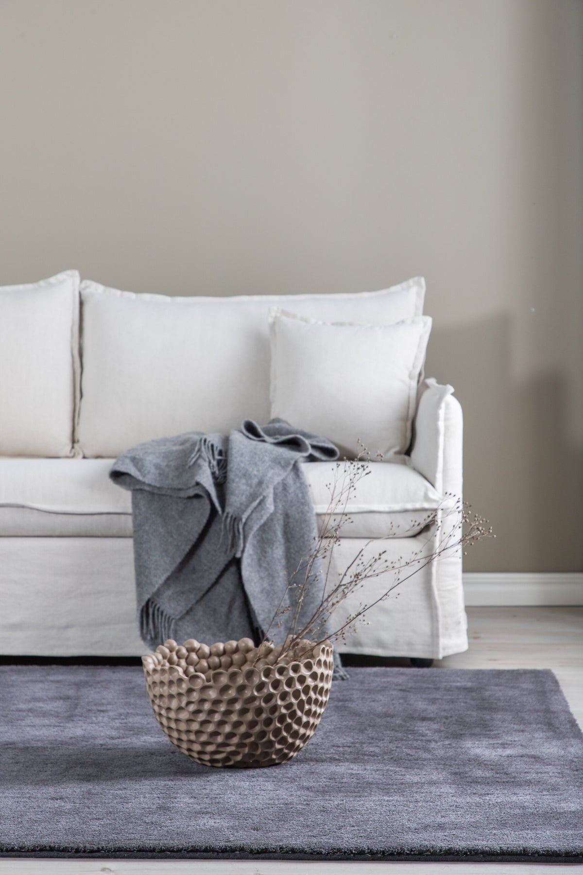 Nova 3-personers sofa - beige, sort - billede 18