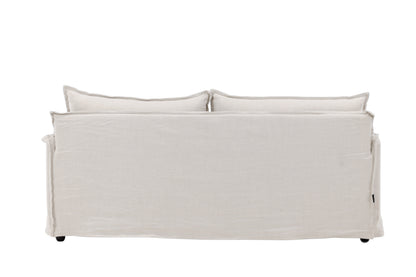 Nova 3-personers sofa - beige, sort - billede 7