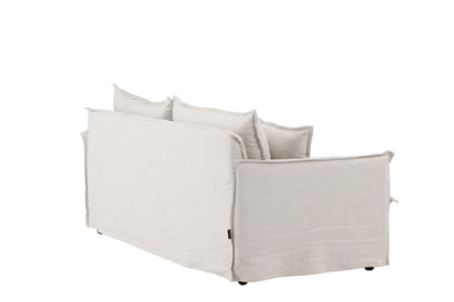 Nova 3-personers sofa - beige, sort - billede 9