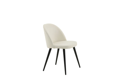 Velvet Spisebordsstol 2-stk Creme