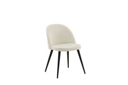 Velvet Spisebordsstol 2-stk Creme