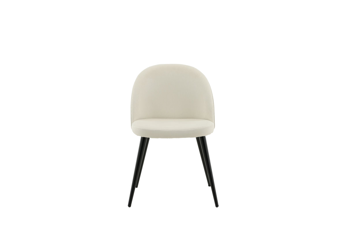 Velvet Spisebordsstol 2-stk Creme