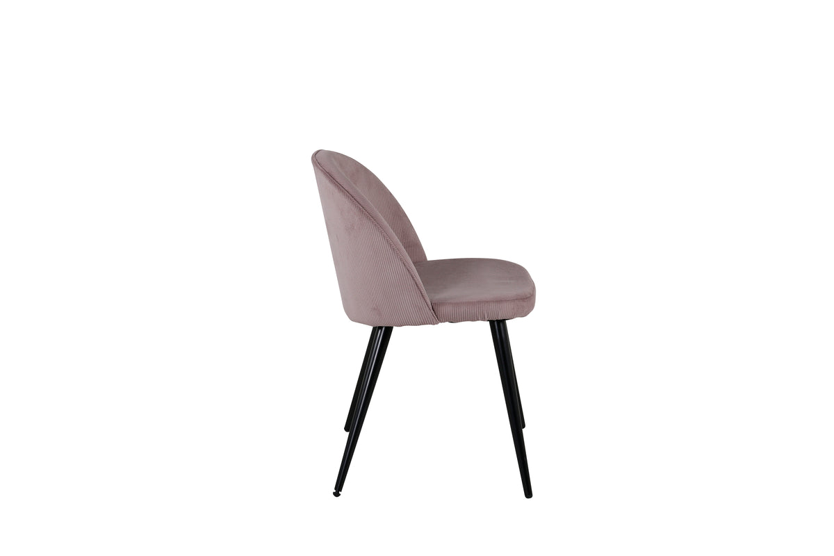 Velvet Spisebordsstole 2-stk Dusty Pink
