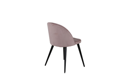 Velvet Spisebordsstole 2-stk Dusty Pink
