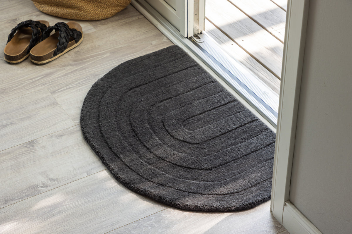 Nora Dørmåtte 80 x 50 Sort