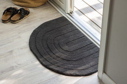 Nora Dørmåtte 80 x 50 Sort