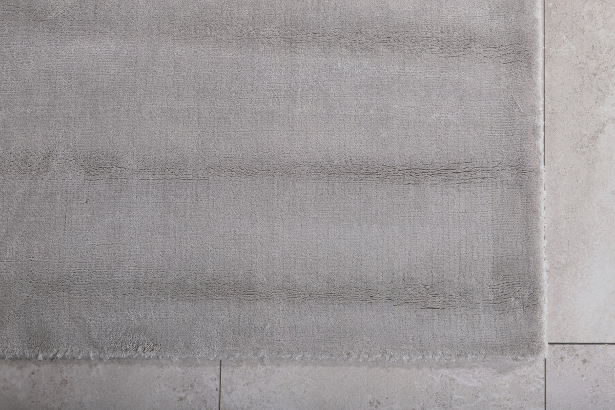 Indra gulvtæppe - 300 × 200 cm - grå, sølv - billede 7