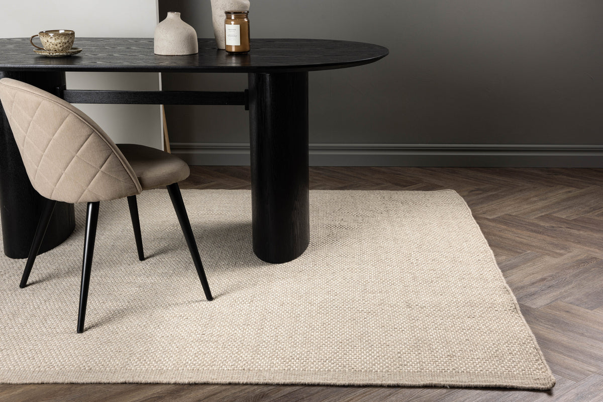 Vilma gulvtæppe - 230 × 160 cm - beige - billede 3