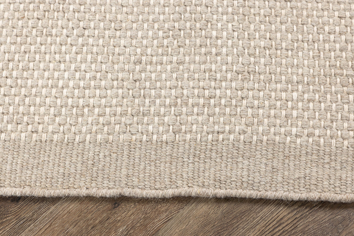 Vilma gulvtæppe - 230 × 160 cm - beige - billede 5