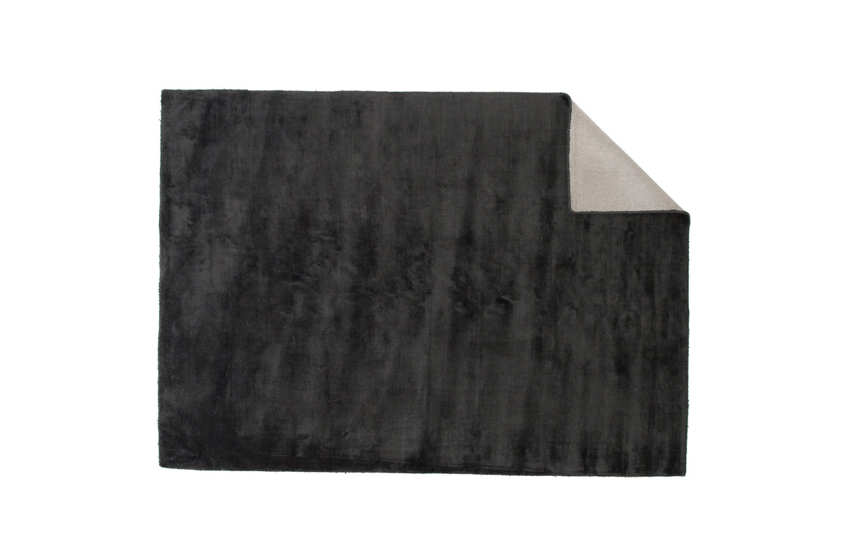 Indra gulvtæppe - 350 × 250 cm - mørkegrå - billede 2