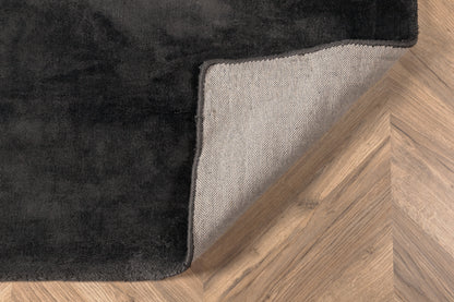 Indra gulvtæppe - 350 × 250 cm - mørkegrå - billede 6