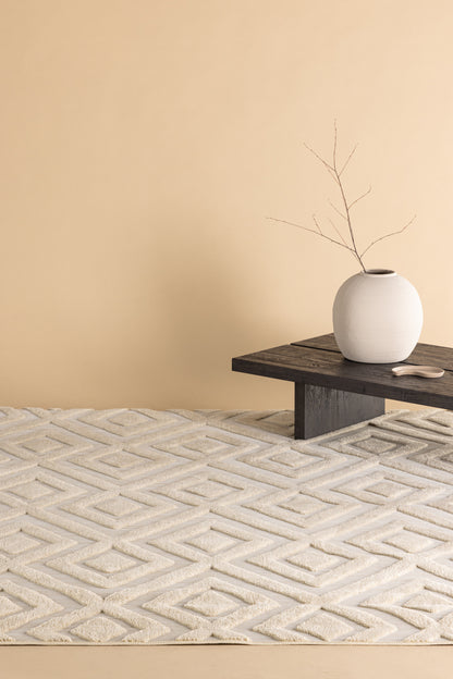 Pia gulvtæppe - 290 × 200 cm - beige - billede 7