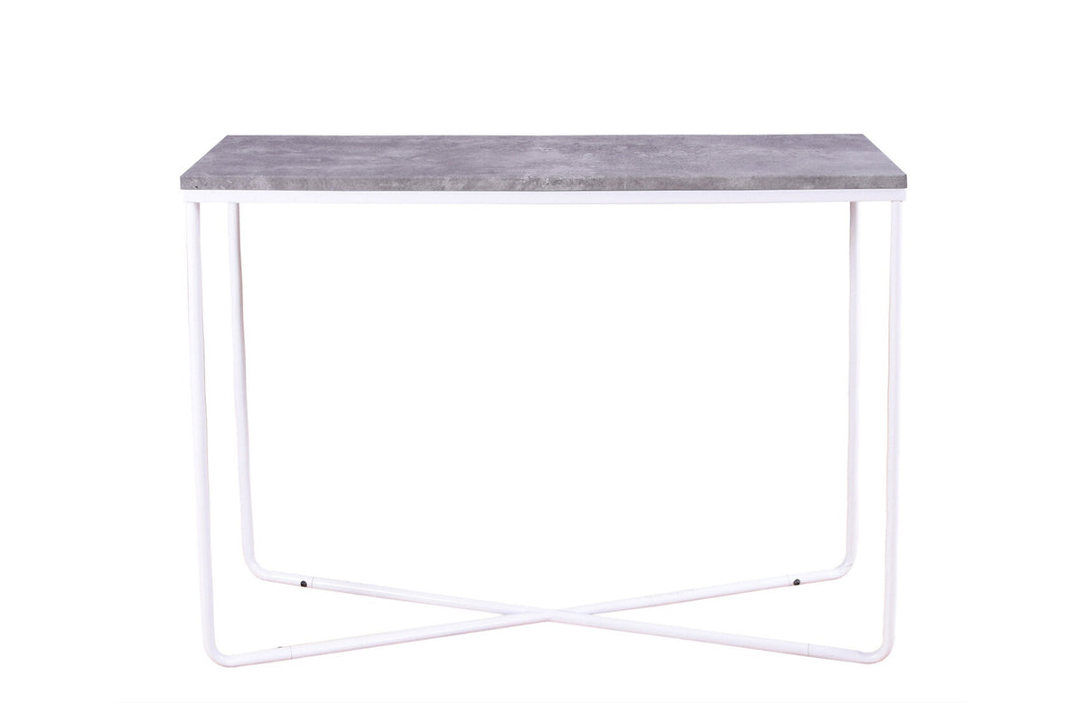 Palace sidebord - 110 × 30 cm - hvid, mørkegrå, grå - billede 1