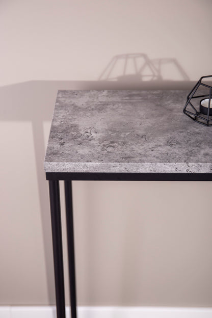 Palace sidebord - 110 × 30 cm - sort, mørkegrå, grå - billede 6