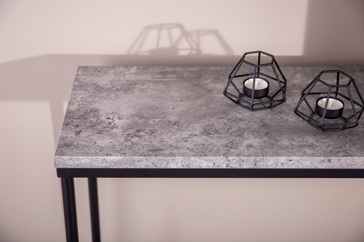 Palace sidebord - 110 × 30 cm - sort, mørkegrå, grå - billede 3
