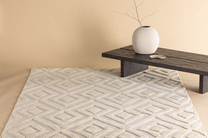 Pia gulvtæppe - 230 × 160 cm - beige - billede 3