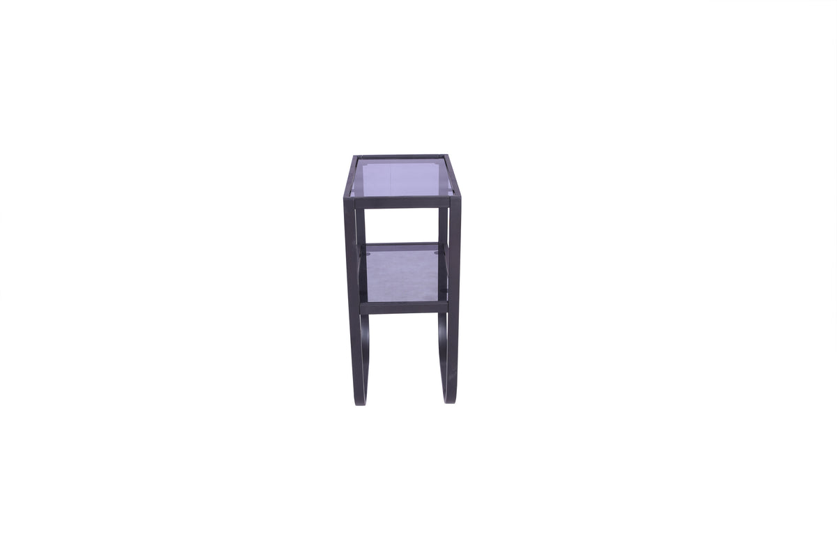 Rocker sengebord - 45 × 30 cm - sort, grå - billede 2