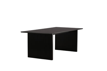 Vail spisebord - 200 × 100 cm - sort - billede 2