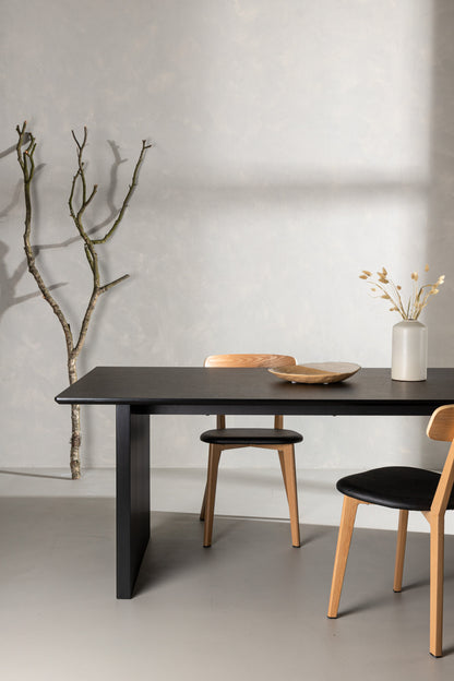Vail spisebord - 200 × 100 cm - sort - billede 18