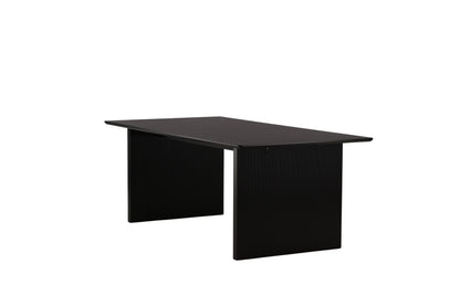 Vail spisebord - 200 × 100 cm - sort - billede 7