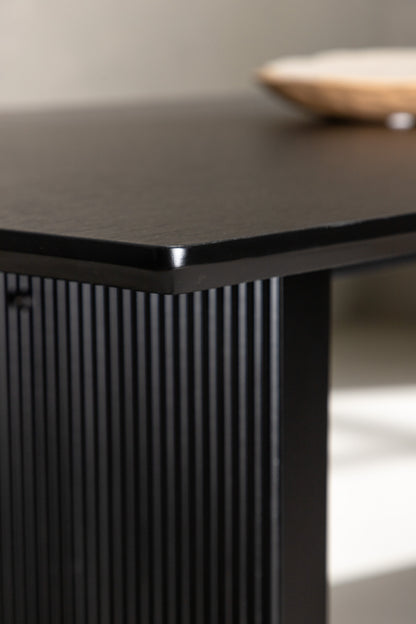 Vail spisebord - 200 × 100 cm - sort - billede 20