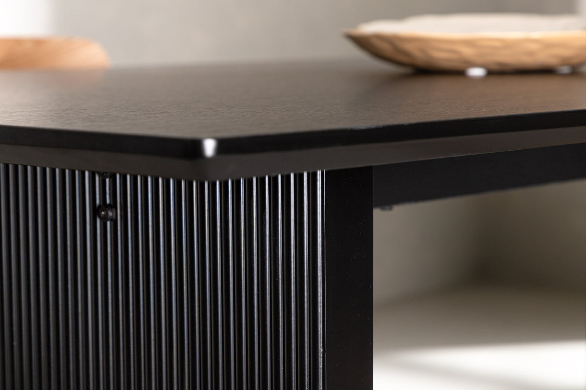 Vail spisebord - 200 × 100 cm - sort - billede 15