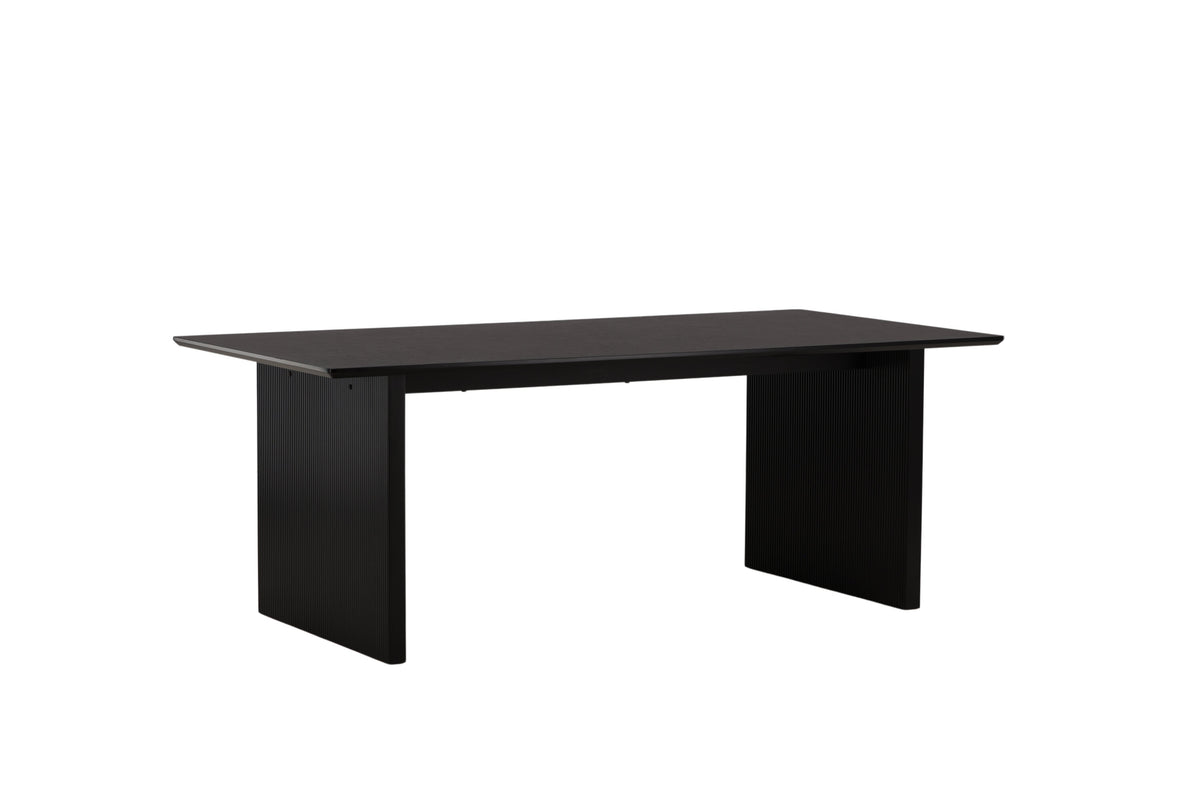 Vail spisebord - 200 × 100 cm - sort - billede 10