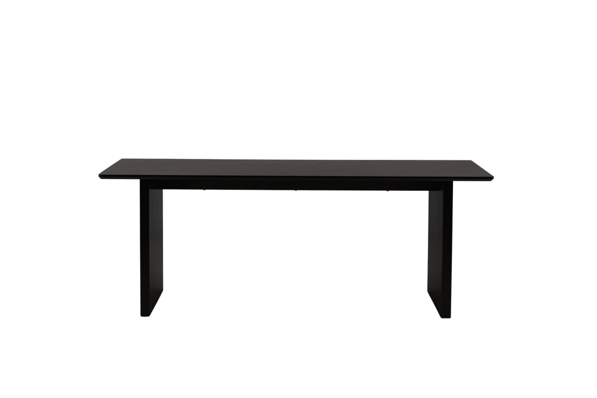 Vail spisebord - 200 × 100 cm - sort - billede 11