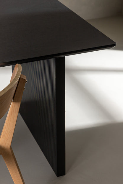 Vail spisebord - 200 × 100 cm - sort - billede 22