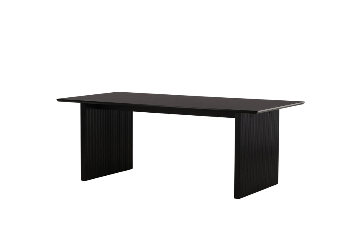 Vail spisebord - 200 × 100 cm - sort - billede 12