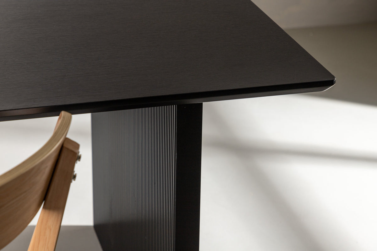 Vail spisebord - 200 × 100 cm - sort - billede 17