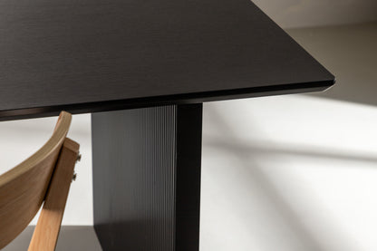 Vail spisebord - 200 × 100 cm - sort - billede 17