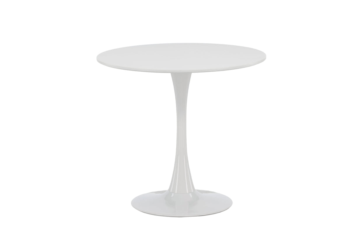 Hamden rundt spisebord - Ø80 cm - hvid, lysegrå - billede 1