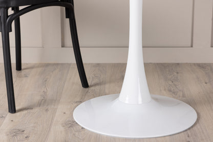 Hamden rundt spisebord - Ø80 cm - hvid, lysegrå - billede 15