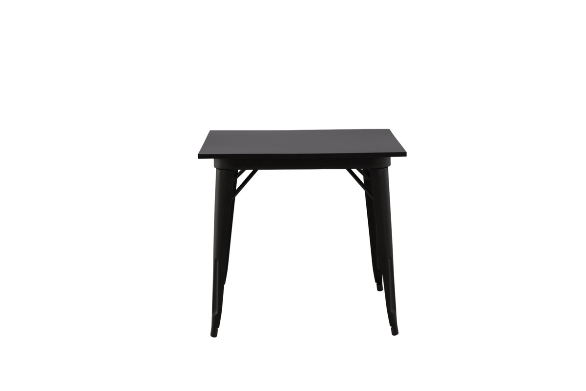 Tempe spisebord - 80 × 80 cm - sort - billede 1