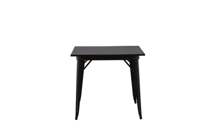 Tempe spisebord - 80 × 80 cm - sort - billede 1