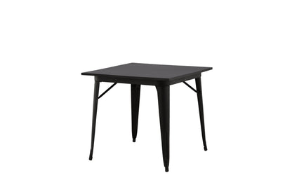Tempe spisebord - 80 × 80 cm - sort - billede 2