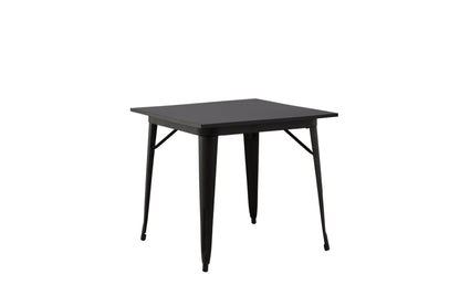 Tempe spisebord - 80 × 80 cm - sort - billede 3
