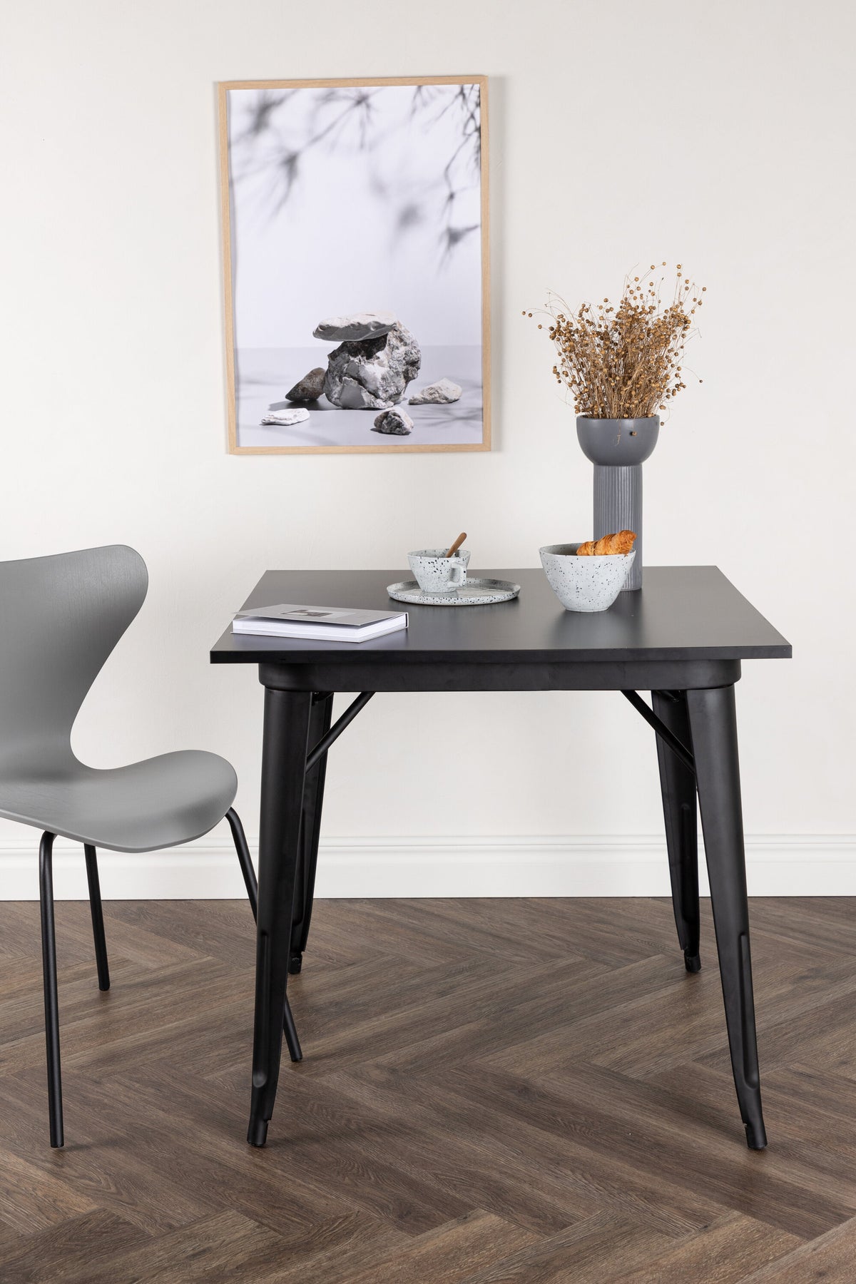 Tempe spisebord - 80 × 80 cm - sort - billede 17