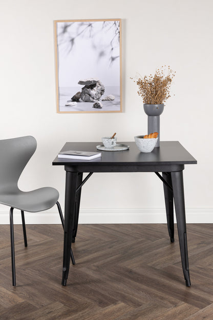 Tempe spisebord - 80 × 80 cm - sort - billede 17
