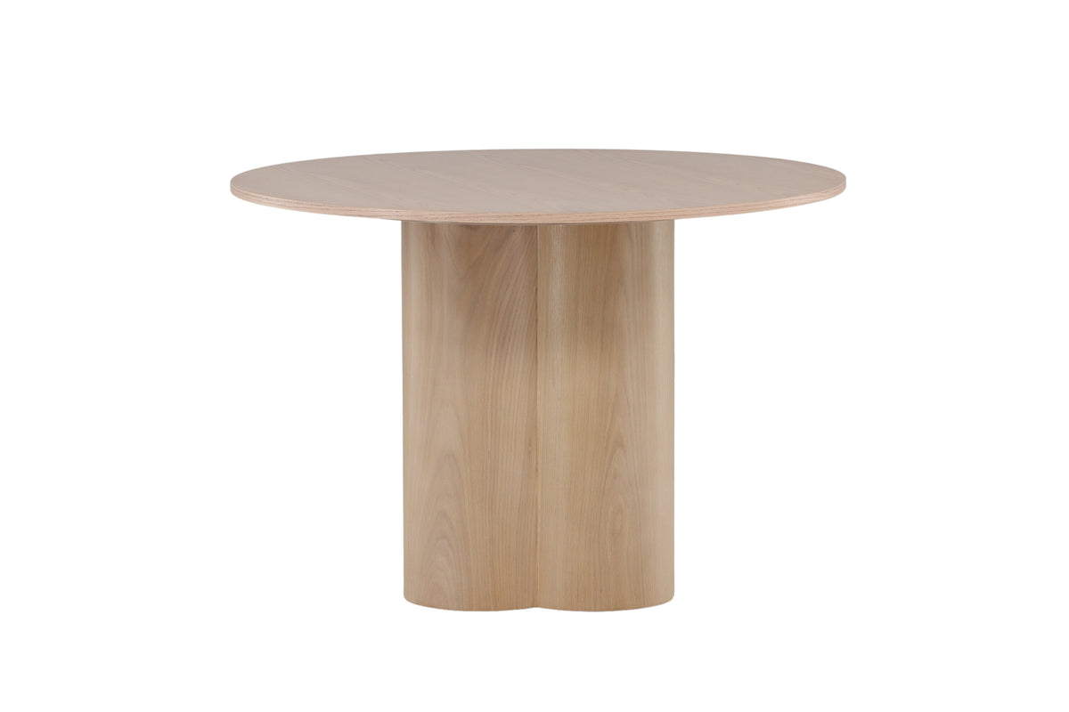 Olivia rundt spisebord - Ø110 cm - hvidpigmenteret - billede 4